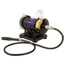 Станок точило ПУЛЬСАР СТ 075 (150Вт, диск 75x20x10мм 0-9900об/мин, 2,2 кг + гибкий вал) 791-332 Станок точило ПУЛЬСАР СТ 075 (150Вт, диск 75x20x10мм 0-9900об/мин, 2,2 кг + гибкий вал) 791-332