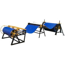 Линия резки металла ЛППР (разматыватель УРС-8, станок резки металла ДН-3, ручной наматыватель металла УН-2)