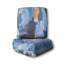 Ветошь цветной трикотаж, брикет 10 кг