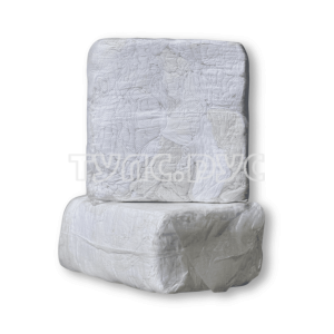 Ветошь постельная белая, брикет 10 кг