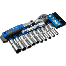 Набор торцовых головок, Профессионал ЗУБР ТБ-12У, 12 предм., (1/2") 27650-H12